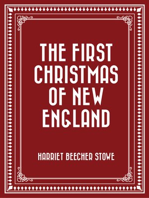 cover image of The First Christmas of New England